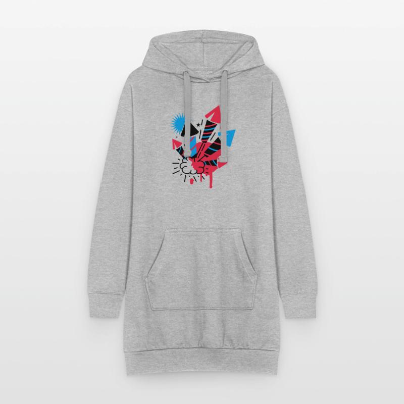 A firework Hoodie Dress