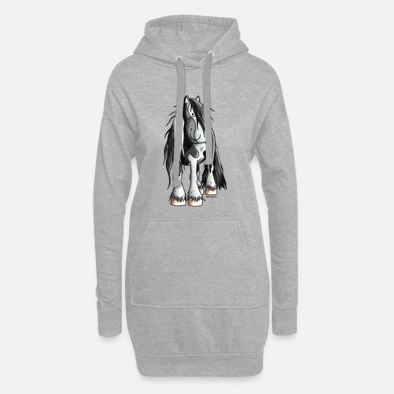 Fescher Irish Tinker - Hoodie-Kleid - Grau meliert