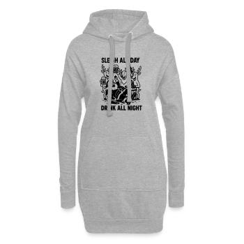 Fête de Noël Noël Célébrez ! - Sweat-shirt à capuche long Femme - gris chiné - Devant