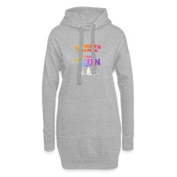 Sail - Hoodie Dress - heather grey - Front