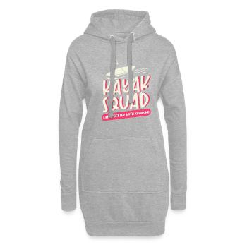 Kayak Squad Canoë-kayak Sports nautiques - Sweat-shirt à capuche long Femme - gris chiné - Devant