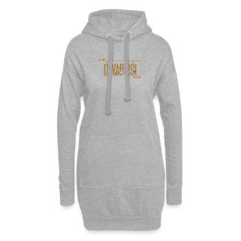 Cevapcici - Hoodie-Kleid - Grau meliert - Vorne