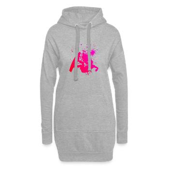 Kitesurf Kite Kitesurfer Kiten Kitesurfing - Hoodie Dress - heather grey - Front