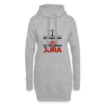 Un avocat étudie le droit - Sweat-shirt à capuche long Femme - gris chiné - Devant