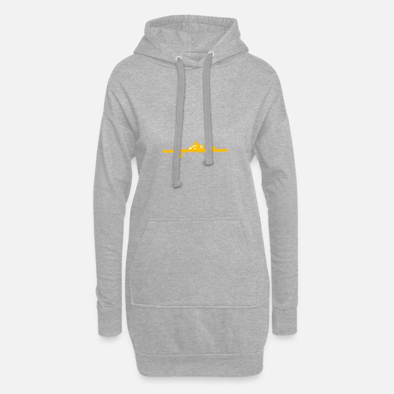 Ruderer - Hoodie-Kleid - Grau meliert