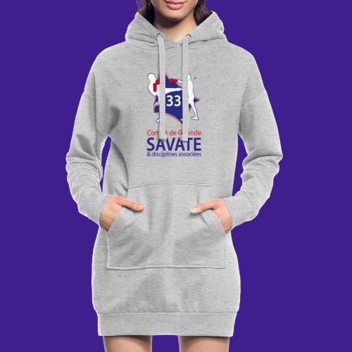 Comité Savate 33 - Sweat-shirt à capuche long Femme