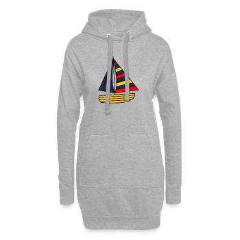FEIERTAG. FROHE FEIERTAGE. GELIEBTE. MEISTER. LEHRER - Hoodie-Kleid - Grau meliert - Vorne
