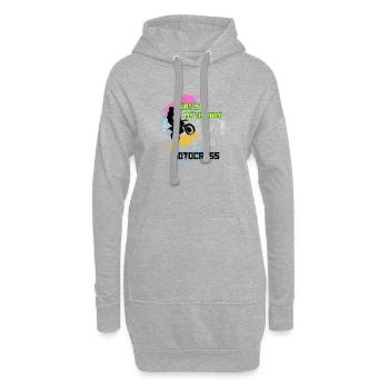 Motocross Graffiti - Hoodie Dress - heather grey - Front