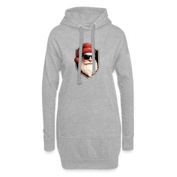 STAR SANTA — Red Glitter MAX Glitzer Nikolaus - Hoodie-Kleid - Grau meliert - Vorne