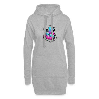 Where is the K - Hoodie Dress - heather grey - Front