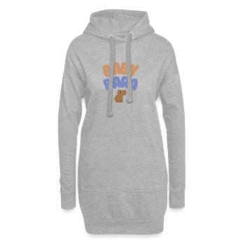Baby Bara Capybara - Hoodie-Kleid - Grau meliert - Vorne