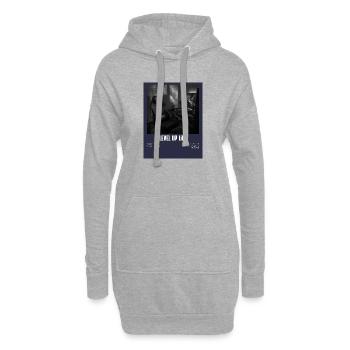 T-shirt NivelUp Retro Gamer - Sweat-shirt à capuche long Femme - gris chiné - Devant