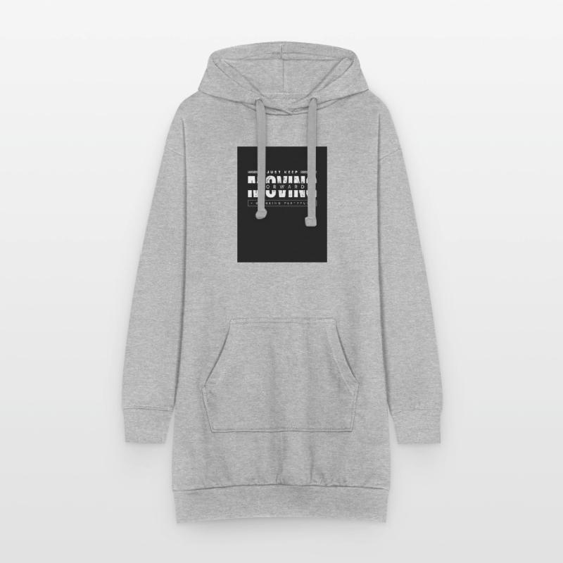 Continue simplement d’avancer, ornithorynque Sweat-shirt à capuche long Femme
