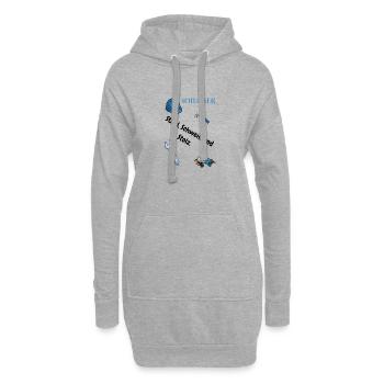 Schlosser T-Shirt Lustiges Geschenk Metallbau-Fans - Hoodie-Kleid - Grau meliert - Vorne