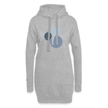Recht Versicherung - Hoodie-Kleid - Grau meliert - Vorne