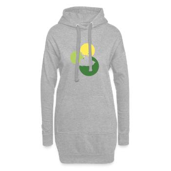 Jet ski Bateau à moteur - Sweat-shirt à capuche long Femme - gris chiné - Devant