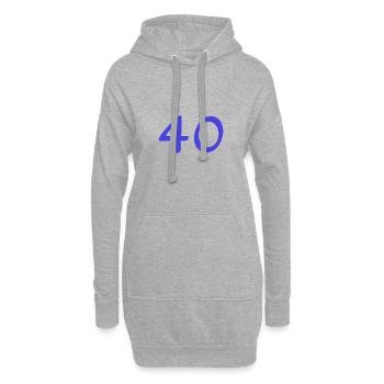 ANNIVERSARY. HAPPY BIRTHDAY. HAPPY BIRTHDAY. - Hoodie Dress - heather grey - Front