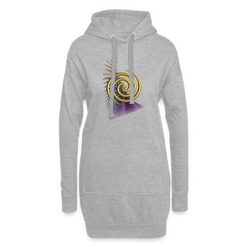 HYPNOSE - Hoodie-Kleid - Grau meliert - Vorne