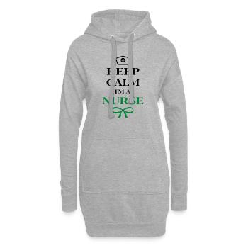 Infirmière Médecin Infirmière Hôpital - Sweat-shirt à capuche long Femme - gris chiné - Devant