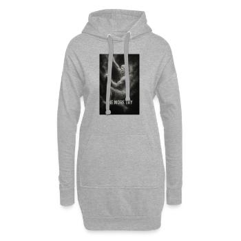 Encore un essai. - Sweat-shirt à capuche long Femme - gris chiné - Devant