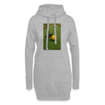Sport - Minigolf - Sweat-shirt à capuche long Femme - gris chiné - Devant