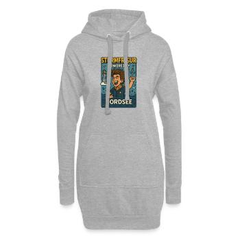 Sturmfrisur powered by Nordsee - Hoodie-Kleid - Grau meliert - Vorne