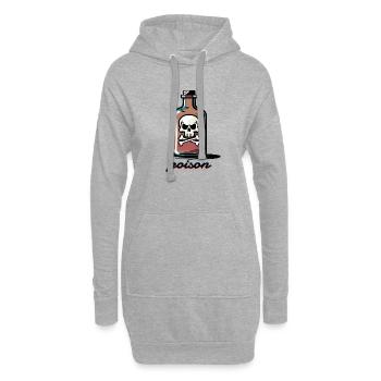 Gift - Hoodie-Kleid - Grau meliert - Vorne