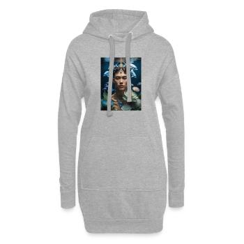 Lord of the Ocean - Hoodie-Kleid - Grau meliert - Vorne