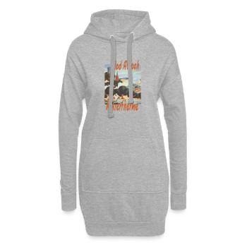 Kaisertherme - Hoodie-Kleid - Grau meliert - Vorne
