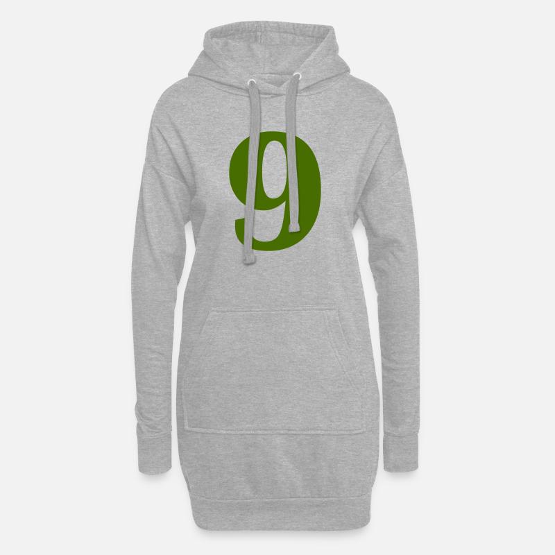 9 - Vestitino con cappuccio - grigio melange