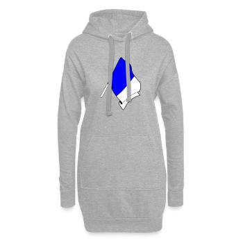 Stolz auf Spa - Hoodie-Kleid - Grau meliert - Vorne
