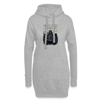 Zander Angler - Hoodie-Kleid - Grau meliert - Vorne