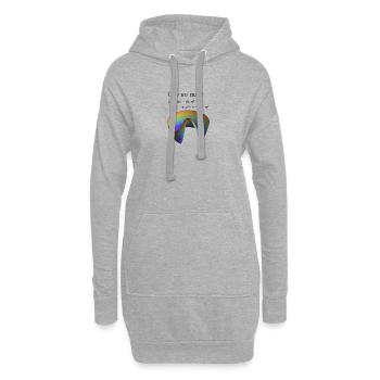 Give mass - Higgs Lagrange Dichte - Hoodie-Kleid - Grau meliert - Vorne