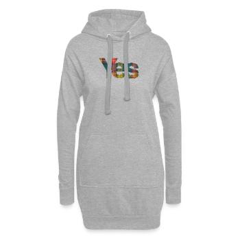 JA Buchanan Tartan - Hoodie-Kleid - Grau meliert - Vorne