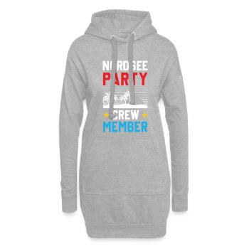 Équipage de la North Sea Party - Sweat-shirt à capuche long Femme - gris chiné - Devant