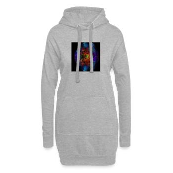 IMG 20210412 232735 210 - Hoodie-Kleid - Grau meliert - Vorne
