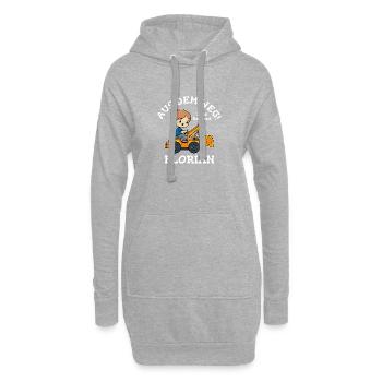 Florian Vorname Bagger - Hoodie-Kleid - Grau meliert - Vorne