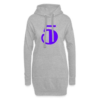 5 JAHRE. 5-JÄHRIGES JUBILÄUM. GEBURTSTAG 5 JAHRE. 5 - Hoodie-Kleid - Grau meliert - Vorne