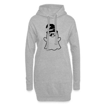 ghost cool - Hoodie-Kleid - Grau meliert - Vorne