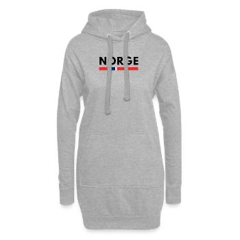 Norwegen - Hoodie-Kleid - Grau meliert - Vorne