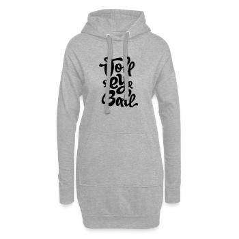 volleyball 1c - Sweat-shirt à capuche long Femme - gris chiné - Devant