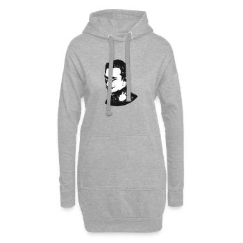Salvador Dalí - Hoodie-Kleid - Grau meliert - Vorne