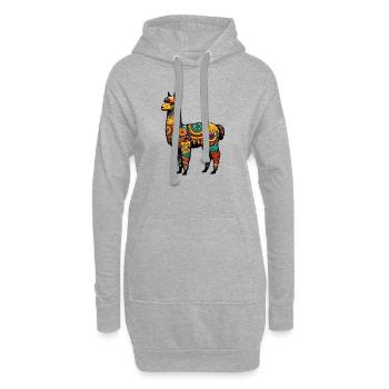Alpaca - Hoodie Dress - heather grey - Front
