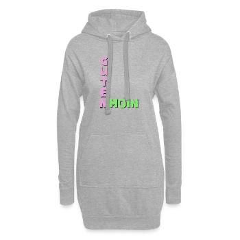 Guten moin Good morning - Hoodie-Kleid - Grau meliert - Vorne