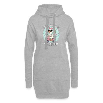 Lustiges Silly Goose Summer England London Reise - Hoodie-Kleid - Grau meliert - Vorne