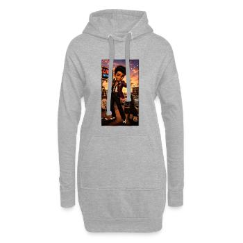 Bobby Singer Rock'n'Roll-Konzert 50er Jahre – Kek-Ina - Hoodie-Kleid - Grau meliert - Vorne