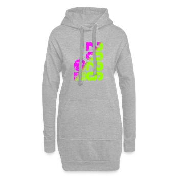 Basketball Champion Shirt 2026, lime Pink - Hoodie Dress - heather grey - Front