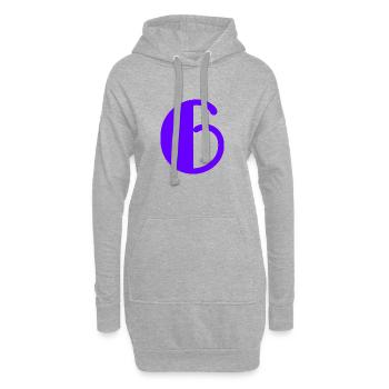 6. HERZLICHEN GLÜCKWUNSCH ZUM GEBURTSTAG. ALLES GUTE ZUM GEBURTSTAG! - Hoodie-Kleid - Grau meliert - Vorne
