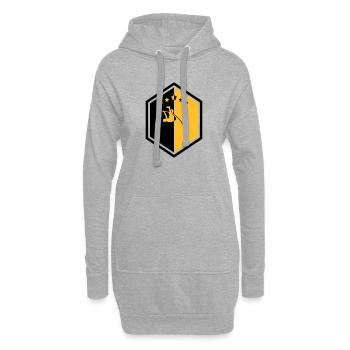 Saut à la Perche Sauteur Sport Sportif Athlète - Sweat-shirt à capuche long Femme - gris chiné - Devant