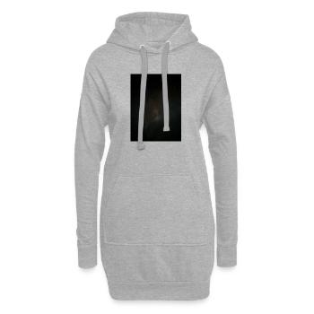 Nébuleuse, Corps du Ciel Nocturne - Sweat-shirt à capuche long Femme - gris chiné - Devant